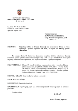 Ž UPAN KLASA: 934-01/16-01/0217 URBROJ: 2181/1-06/02
