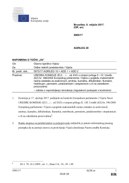 5985/17 ifj/JK/as 1 DGB 2B 1. Komisija je 17. siječnja 2017