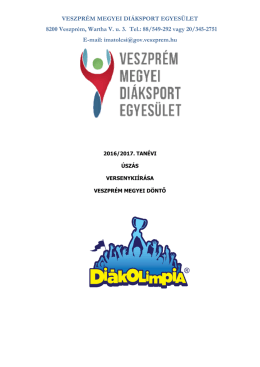 Versenykiírás