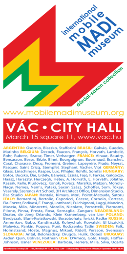 V&Aacute;C CITY HALL