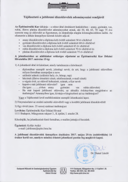 J *  * t - Budapesti Műszaki és Gazdaságtudományi Egyetem