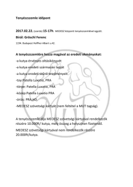 Tenyészszemlék