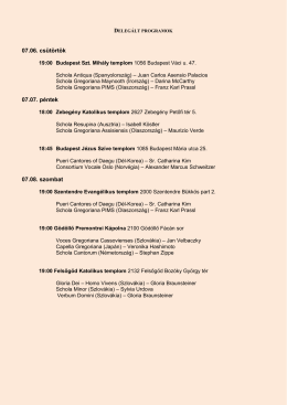 07.06. cs&uuml;t&ouml;rt&ouml;k 07.07. p&eacute;ntek 07.06. szombat