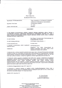 Hirdetmény - Vácszentlászló