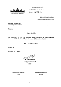 szaggyűl&eacute;s Hivatal a lrorn&aacute;nysz&aacute;m T ( y2 Orsz&aacute;ggyűl&eacute;si