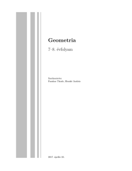 Geometria - Matkönyv