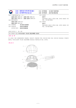 사이즈조절이 가능한 꽃잎개폐형 안전모