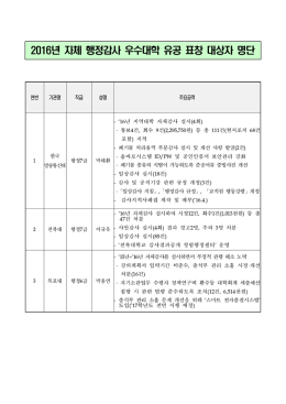 16년 자체행정감사 우수국립대학 유공 표창 대상자 공적검증.hwp