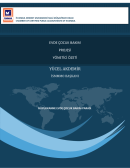 Evde &Ccedil;ocuk Bakım Projesinin Genel Şartları nelerdir