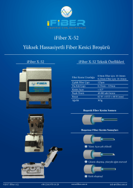 iFiber X-52 Fiber Kesici Broşürü