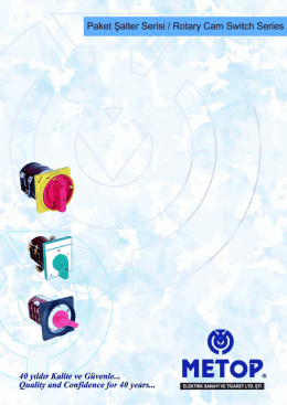 Metop Pako Şalter Katalog