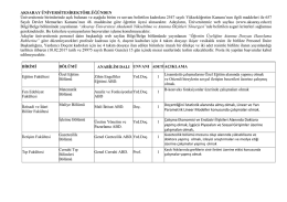 AKSARAY &Uuml;NİVERSİTESİREKT&Ouml;RL&Uuml;Ğ&Uuml;NDEN &Uuml;niversitemiz