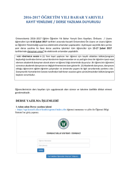 indir - Kocaeli Üniversitesi