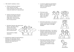 1. Dik olarak bir sandalyeye oturun a. Ellerinizi kenetleyerek alnınıza