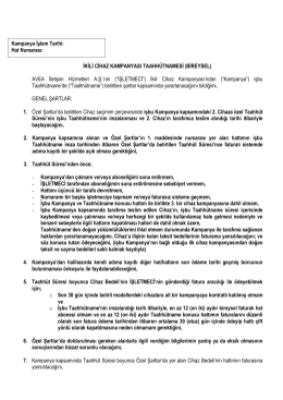 Taahh&uuml;tname - Bireysel-Telekom Paketleri