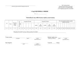MO-9 B&yacute;ujet 13-nji memorial order