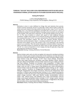 tembang “lir-ilir” - Jurnal UIN Malang