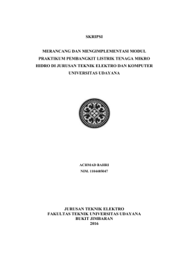 skripsi merancang dan mengimplementasi modul praktikum