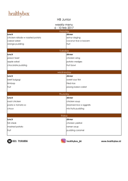 HB Junior - HealthyBox