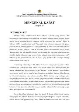 20170206_MENGENAL KARST Bagian 1 Format: pdf | Size