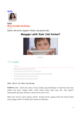Mengapa Lebih Enak Jadi Korban?