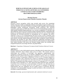 informed consent - Jurnal Poltekkes Manado
