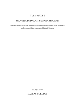 tulisan ke i manusia di dalam negara modern dallas college