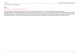 (LAKIP) Kementerian Kes