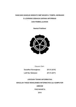 RANCANG BANGUN WEBSITE SMP NEGERI 4