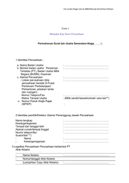 3.Legalitas Perusahaan Perusahaan berbentuk PT 2