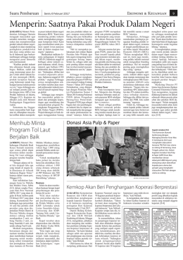 Menperin: Saatnya Pakai Produk Dalam Negeri