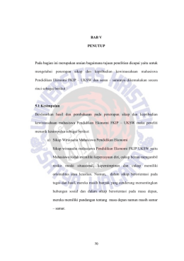 Penerapan Sikap dan Kepribadian Wirausaha di Kalangan