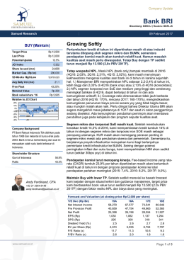 Bank BRI - Samuel Sekuritas Indonesia