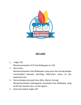 06 Februari 2017 Arti Logo HUT Kota Balikpapan