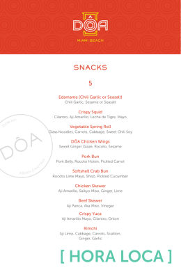 HORA LOCA - DOA Cantina