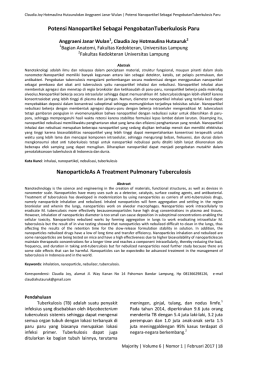 Potensi Nanopartikel Sebagai PengobatanTuberkulosis Paru