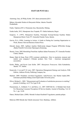 DAFTAR PUSTAKA - Open Library Telkom University