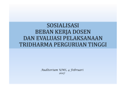Bahan Sosialisasi Beban Kerja BKD baru