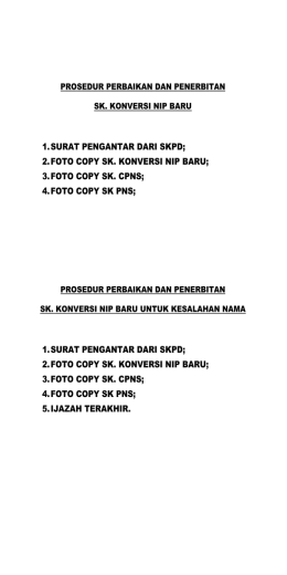 2. foto copy sk. konversi nip baru