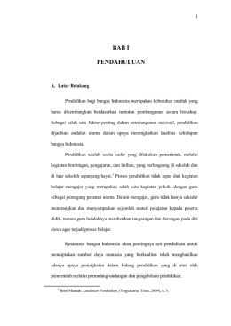 BAB I PENDAHULUAN - IDR IAIN Antasari