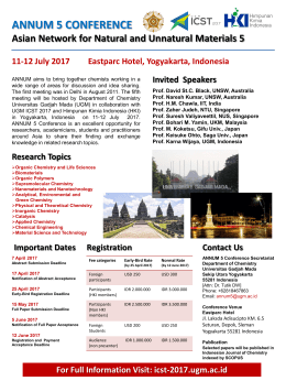 ANNUM 2017 poster - ICST 2017