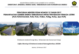 peraturan menteri esdm nomor 12 tahun 2017 pemanfaatan sumber