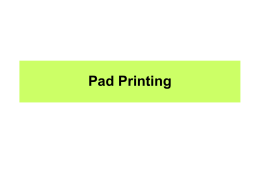 Pad Printing - Teacher SSRU