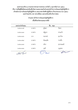 เอกสารแนบท้าย 2 ตามประกาศกรมการปกครอง ลงวันที่8 กุมภาพันธ์พ.ศ