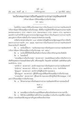 ระเบียบคณะกรรมการป้องกันและปราบปรามการทุจร