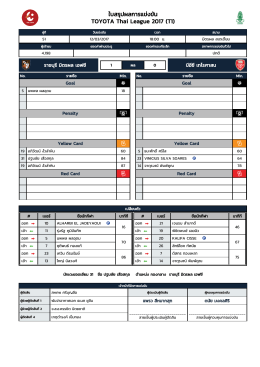 11/02 VS - Thai League