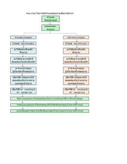 กําหนด วัตถุประสงค์ Stakeholder Analysis Providers Analysis End