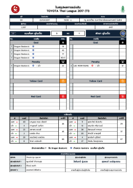 11/02 VS - Thai League