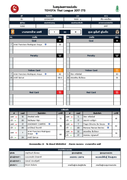 11/02 VS - Thai League