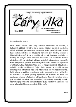 Únor 2017 - 94. skautský oddíl